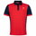 Head Tennis-Polo Davies rot/dunkelblau Herren